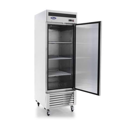 Refrigerador Atosa MBF8505GR Una Puerta Solida Acero Inoxidable