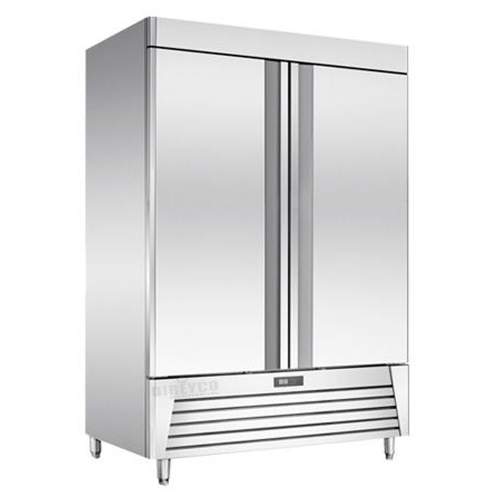 Congelador Vertical Migsa UR-54F-2 Acero Inoxidable Doble Puerta Solida