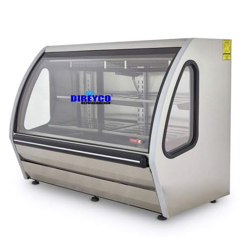 Vitrina Torrey DRD5-AI Acero Inoxidable Cristal Curvo