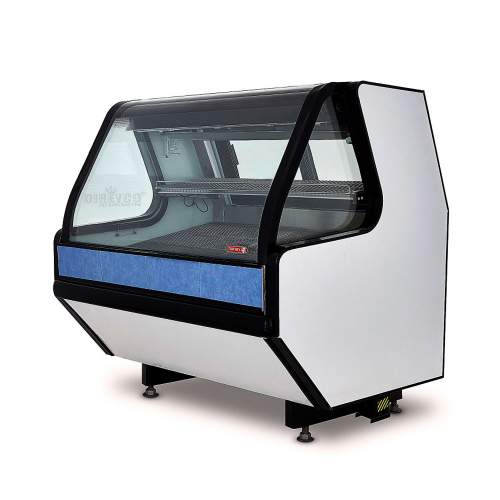 Vitrina Torrey TEC-130-AI Carnicera Acero Inoxidable Cristal Curvo