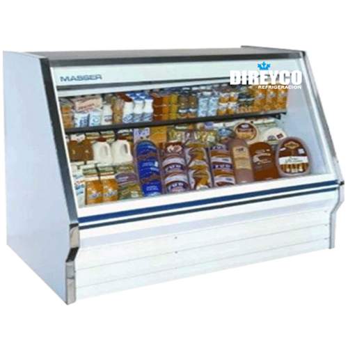 Vitrina Masser RHNLA-2000 Cristal Recto Entrepaos De Acero Inoxidable