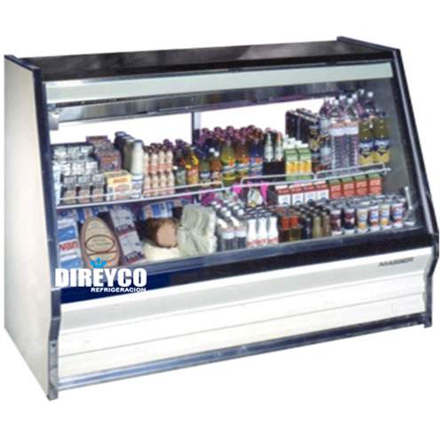 Vitrina Masser RHNL-2000-P Cristal Recto Parrillas Ajustables