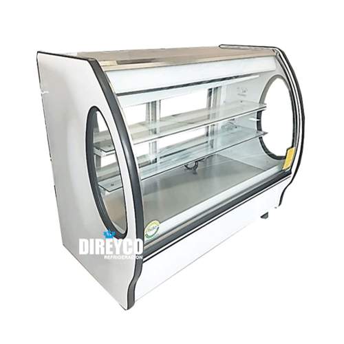 Vitrina Masser RHNVCT-1000-ECR Cristal Curvo Entrepaos De Cristal