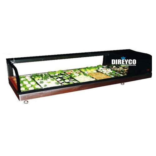 Vitrina Masser RHNVSH-2000 Para Sushi Cristal Curvo Para 8 Insertos