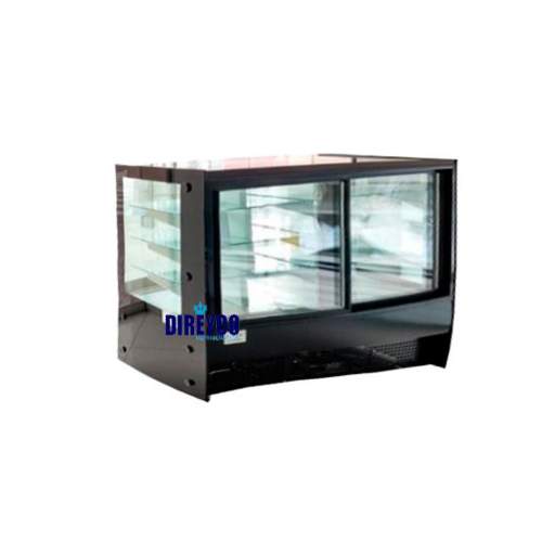 Vitrina Masser RHNVCT-1000-FGCBP Cristal Recto Full Glass CUBO BAJO PLUS Entrepaos De Cristal Iluminados