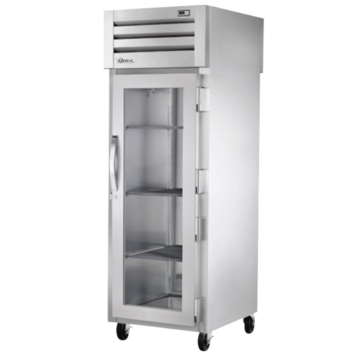 Refrigerador True STR1RPT-1G-1S-HC Acero Inoxidable Puerta De Cristal