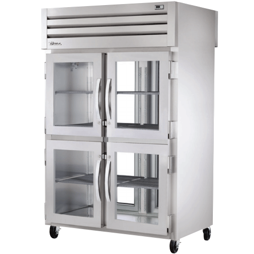 Refrigerador True STR2RPT-4HG-2G-HC Acero Inoxidable Cuatro Puertas De Cristal