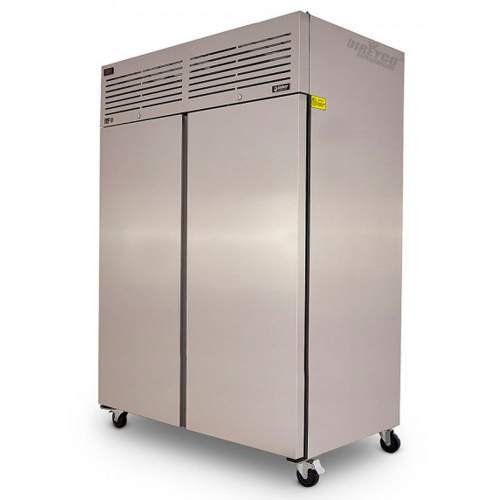 Refrigerador Imbera EVC45 Acero Inoxidable Doble Puerta Solida